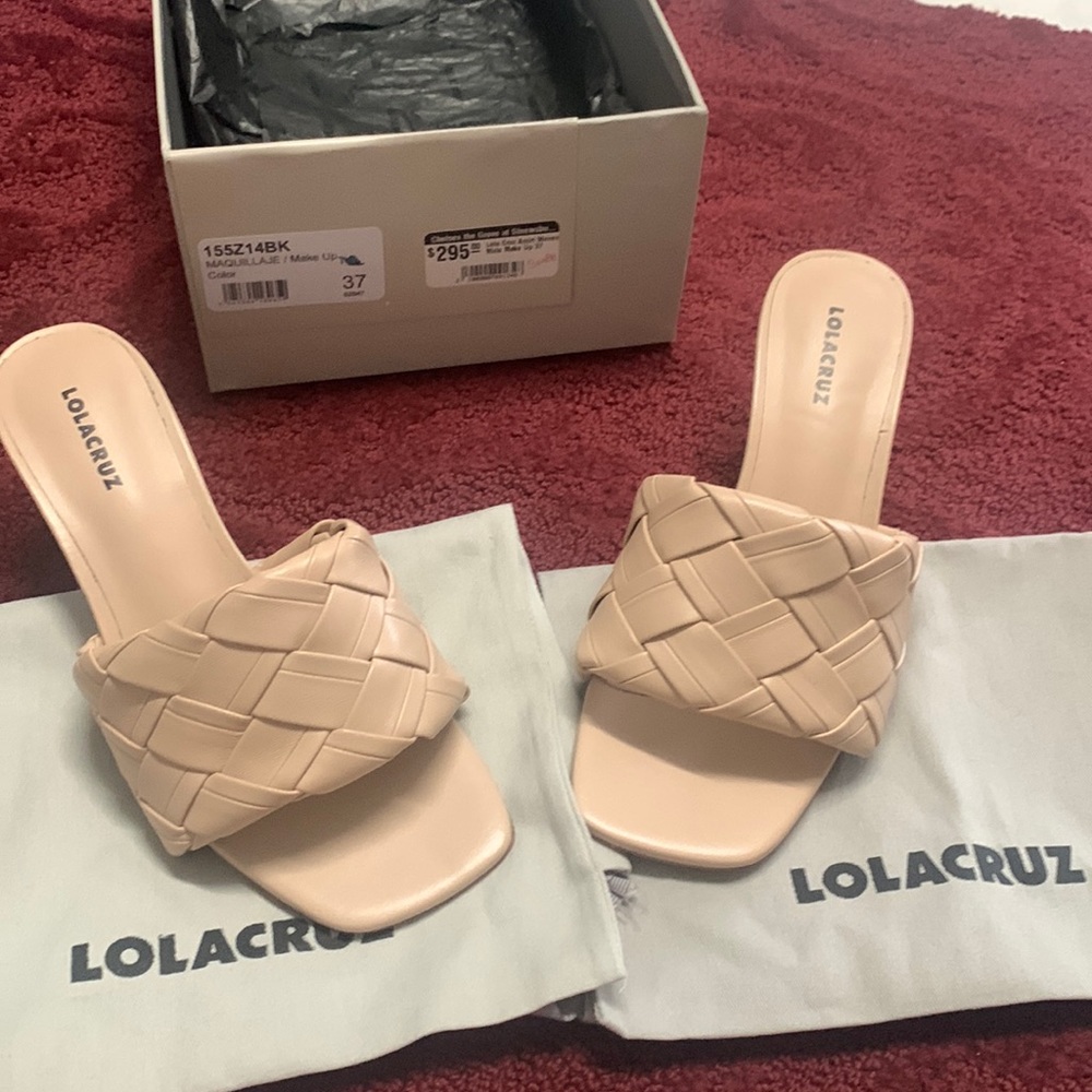 Brand new Lolacruz mules